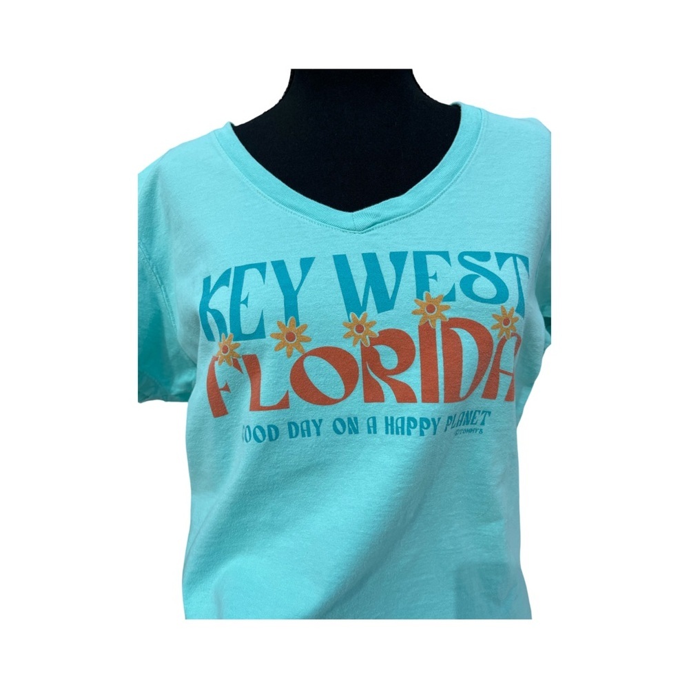 Women's Aqua Graphic Tee